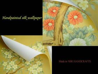 Silk Wallpaper Hand Painted Chinoiserie Chinese
