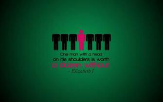 Green Background With Quotes