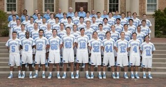 University Of North Carolina Men S Lacrosse Team Front Row Joe