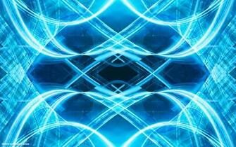 Abstract Blue Background With Luminous Lines HD