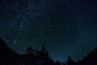 Many Starts On Blue Dark Night Sky As A Cosmos Background