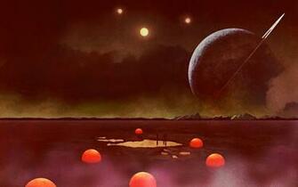 Vintage Sci Fi Art Wallpaper Classic Science Fiction