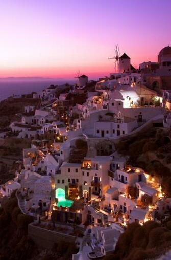 Oia Wall Mural Wallsauce Us