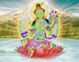 Green Tara Wallpaper