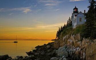 Bass Harbor Lighthouse Acadia National Park Maine