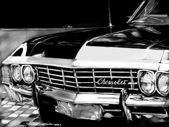 Supernatural Background Impala Chevy By Acostamt