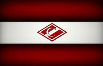 Wallpaper Retro Strip Logo Moscow Red White Spartacus