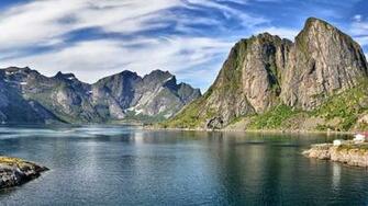 Wallpaper Mountain Sky Lake Summer 4k Ultra HD