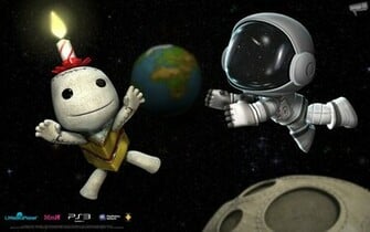 Little Big Planet Wallpaper Stock Photos
