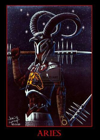 Aries Zodiac Card Wallpaper iPhone S
