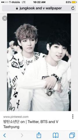 Bts V And Jungkook Cute Wallpaper Teahub Io