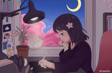 Of The Best Lofi Study Girl Redraws Inspired By Juan Pablo