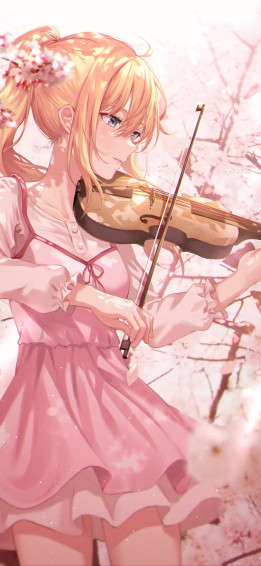 Best Kaori Miyazono iPhone HD Wallpaper