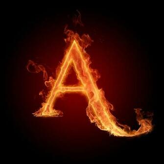 Fire Letters HD A F Photo Of Phombo