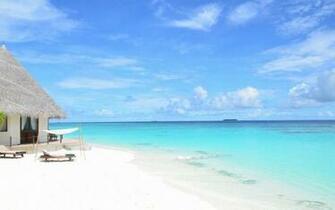 Peaceful Beach Wallpaper Stock Photos