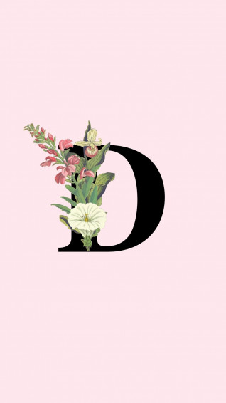Letter D Phone Wallpaper In