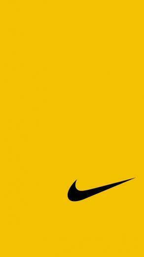 Free download Sport time Nike logo on a yellow wall [1920x1080] for ...