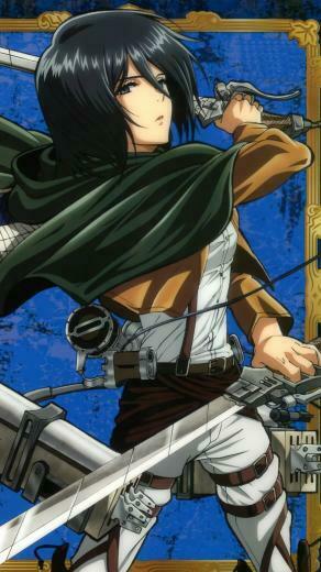 Attack On Titan Mikasa iPhone Wallpaper Shingeki No Kyojin