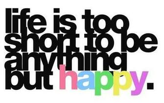 Background Image Color Happy Life Quote Text Favim