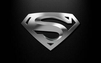 Balck Wallpaper Tags Superman Shield Gray Silver