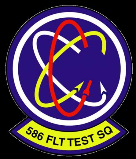 Squardon Patch 586th Flight Test Squadron
