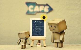 Danbo Family Going Cafe Wallpaper HD Desktop And Mobile