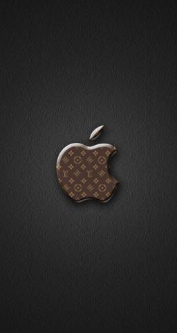 Fond D Cran Louis Vuitton Apple Logo Wallpaper iPhone