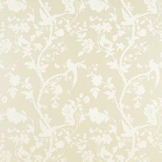 Home Decorating Wallpaper Oriental Garden Linen Floral
