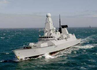 Royal Hms Diamond Destroyer Navy Military Ocean Wallpaper Background