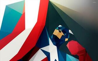 Captain America Mosaic Wallpaper Comic