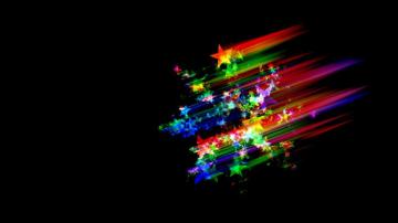 Wallpaper 4k Stars Glitter Abstraction Multicolored