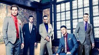 Five Man In Assorted Color Suits HD Wallpaper