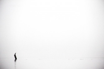 Plain Pure White Texture Wallpaper