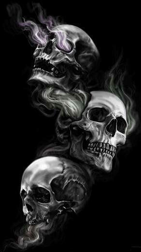 Badass Skull Wallpaper