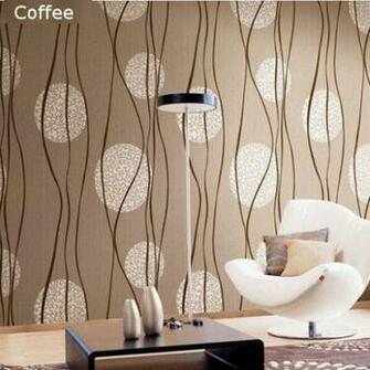 3d Flower Wallpaper Flocking Pastoral Embossed Floral