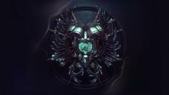 Abstract Dark Machine Mech Wallpaper