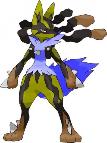 Shiny Mega Lucario Pokemon Theme Cool