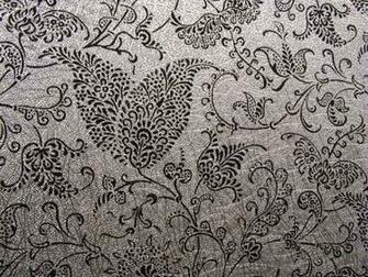 Silver Black Peacock Tail Wallpaper Contemporary Modern