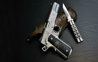 Wallpaper Gun Skull Holster The Punisher