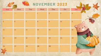 And Customizable November Templates