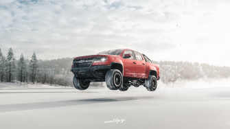 Chevrolet Truck Jump Snow Forza Horizon 4k Wallpaper HD Games Image