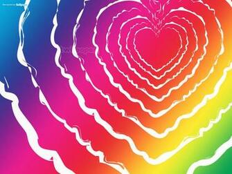 Rainbow Love Hearts Background Image Pictures Becuo