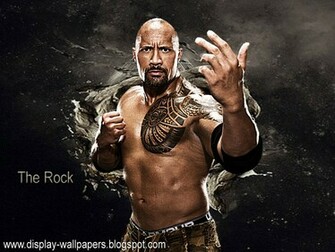 Wallpaper Wwe The Rock HD