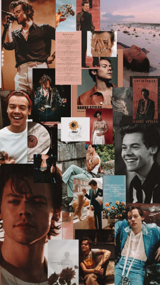 Harry Styles Collage X Wallpaper