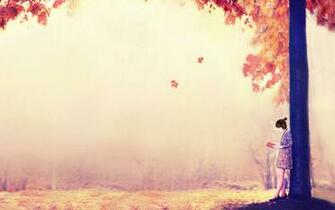 Autumn Beautiful Anime Wallpaper Comics Desktop Background Cartoon