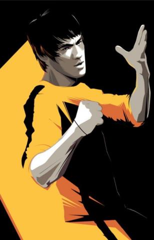 Yellowmenace Art Bruce Lee The Dragon Immortalized