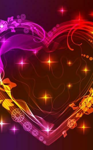 Neon Hearts Live Wallpaper Android Apps On Google Play