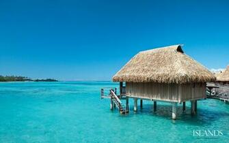 HD Wallpaper Desktop Background Tahiti Overwater Bungalow