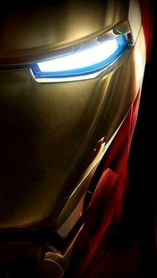 Ironman Half Face iPhone Wallpaper
