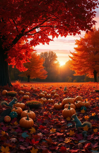 October Calendar Wallpaper